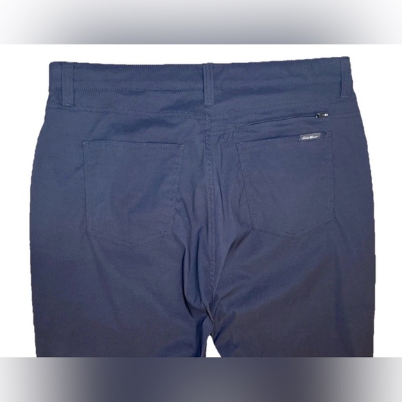 Eddie Bauer Nylon Pants Mens 38 X 30 Gray Khaki Stretch Hiking Travel Outdoor - Picture 7 of 11